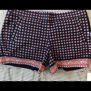 J Crew Factory 5” Printed City Fit Chino Shorts